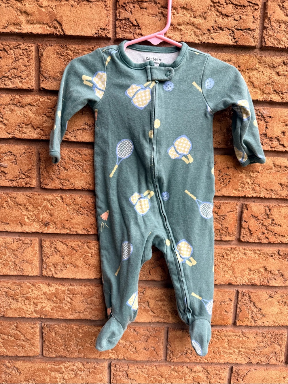 10/$25 • Carters Child of Mine Cotton Pickleball Footed Sleeper